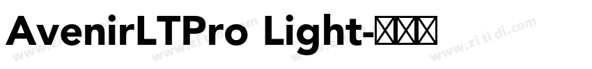 AvenirLTPro Light字体转换